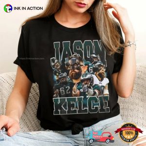 fat batman eagles Kelce Jason Vintage 90s T Shirt 2