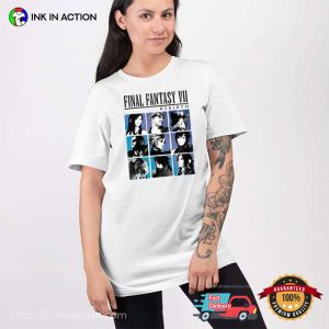 Game Final Fantasy 7 Remake Characters Vintage Style T-Shirt