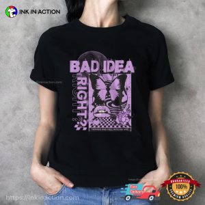 Guts Tour Olivia Rodrigo Bad Idea Rights Music T-Shirt