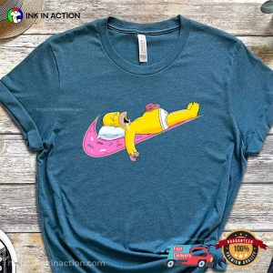 homer the simpsons Funny Nike Donut Comfort Colors T Shirt 4
