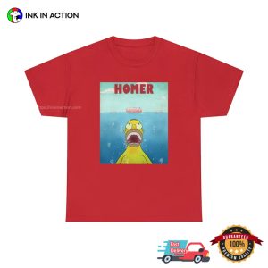 Homer The Simpsons The Shark Funny Cartoon T-shirt
