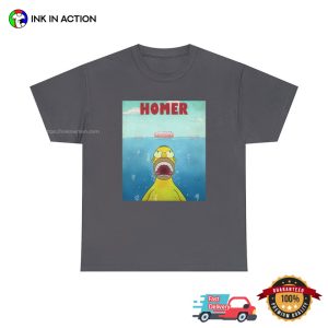 homer the simpsons The Shark Funny Cartoon T Shirt 4