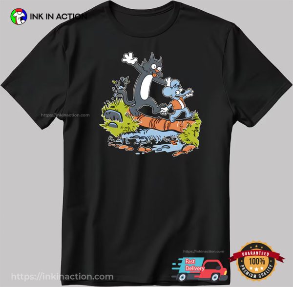 Itchy And Scratchy Funny Cartoon Shirt