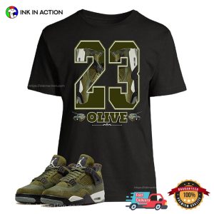 Jordan 5 Retro Olive Army Sporty T-shirt