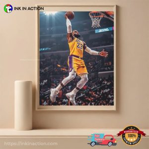 Lebron James Lakers NBA Poster