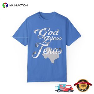 little texas god bless texas Retro T Shirt 2