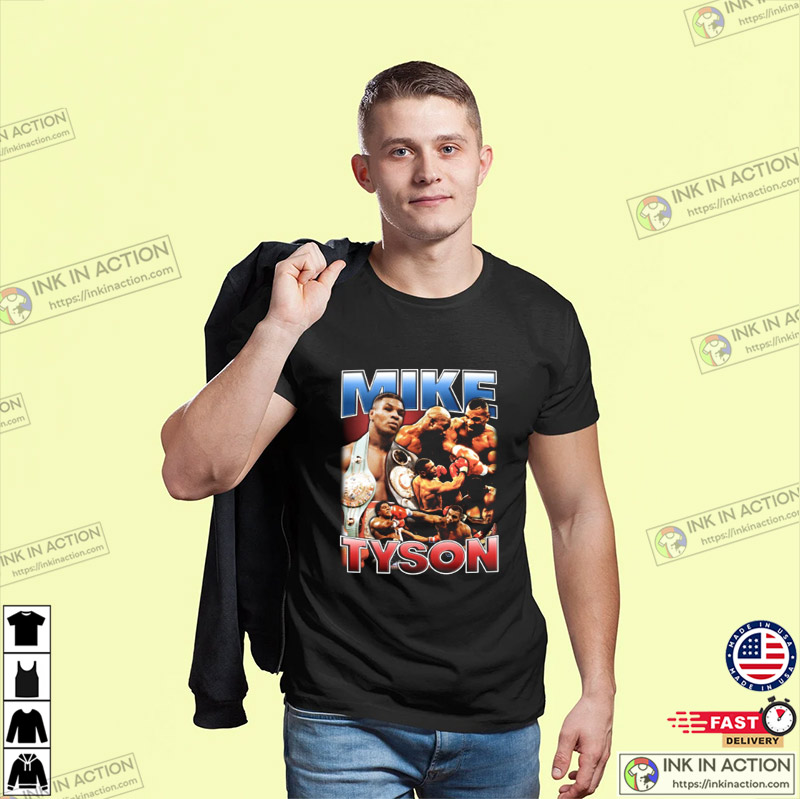 Mike Tyson Boxing 90s Vintage Style T-shirt - Print your thoughts. Tell  your stories.