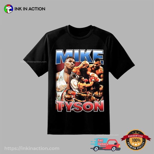 Mike Tyson Boxing 90s Vintage Style T-shirt