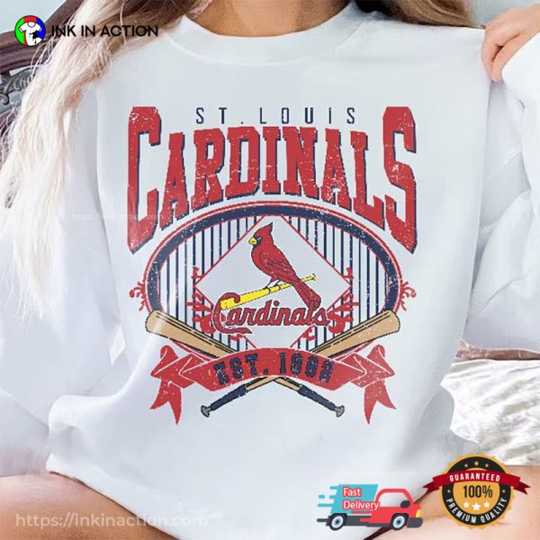 MLB ST Louis Cardinals Est 1882 Vintage T-shirt