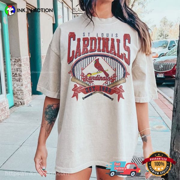 MLB ST Louis Cardinals Est 1882 Vintage T-shirt