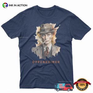 oppenheimer cillian murphy Portrait Art T Shirt 1