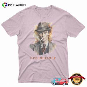 oppenheimer cillian murphy Portrait Art T Shirt 2