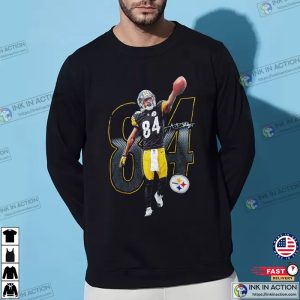 Pittsburgh Steelers Antonio Brown 84 Vintage Football T-Shirt