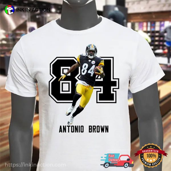 Pittsburgh Steelers Antonio Brown Graphic Football T-shirt