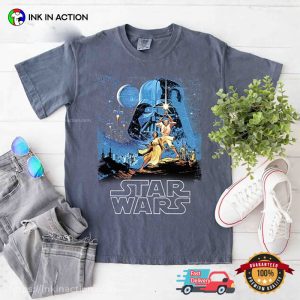 star wars art Disney Vintage Comfort Colors T Shirt 2