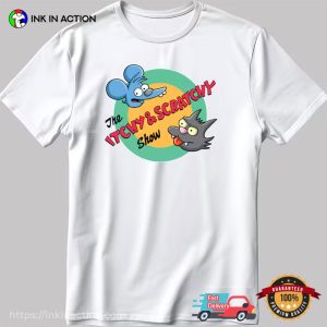 the itchy and scratchy show The Simpson Funny Cartoon Shirt 2