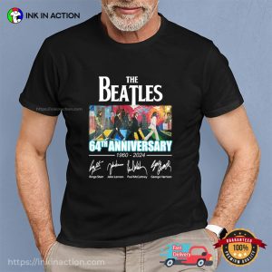 64th Anniversary Abbey Road The Beatles Memorial T shirt 2