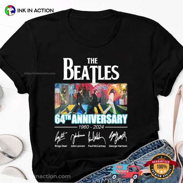 64th Anniversary Abbey Road The Beatles Memorial T-shirt