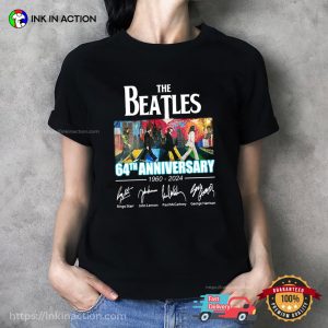 64th Anniversary Abbey Road The Beatles Memorial T shirt