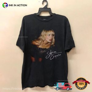 90s Graphic Sabrina Carpenter Hot Signature T-shirt