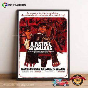 A Fistful Of Dollars Clint Eastwood Best Movies Poster No.2
