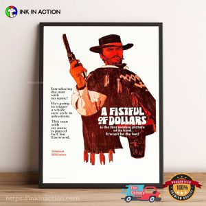 A Fistful Of Dollars Clint Eastwood Best Movies Poster No.3