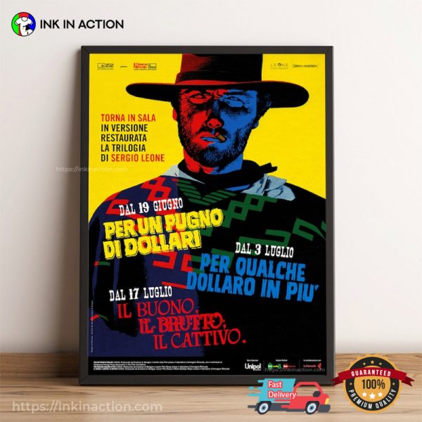 A Fistful Of Dollars Clint Eastwood Best Movies Poster No.4