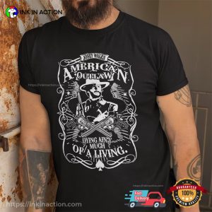 A Merican Outlaw Dying Ain't Much Of A Living Classic Clint Eastwood T shirt