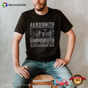 Aerosmith Get Your Wings Tour T Shirt 1