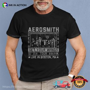 Aerosmith Get Your Wings Tour T Shirt 2