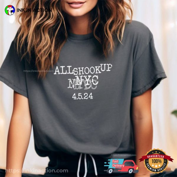 All Shook Up NYC Earthquake 2024 T-shirt