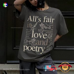 All's Fair in Love and Poetry taylor swift graphic tee