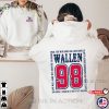 Braves 98 Baseball Wallen Country Music 2 Sided T-shirt