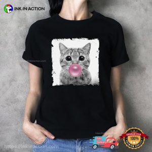 Bubblegum Cat Adorable Animal T shirt For Kids 1