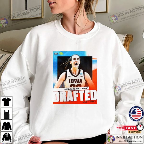 Caitlin Clark Lowa WNBA Draft 2024 T-shirt