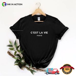 C'est La Vie Paris French Comfort Colors Shirt 2