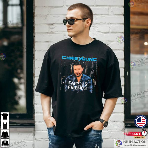 Chris Young Famous Friends Photo T-shirt