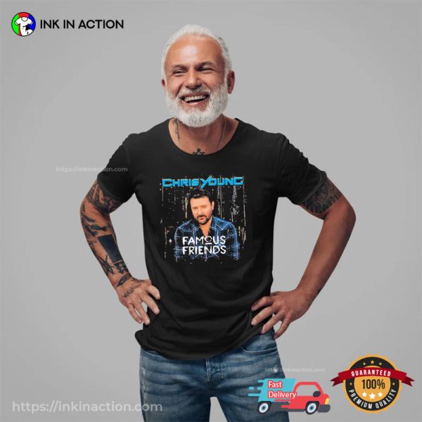 Chris Young Famous Friends Photo T-shirt