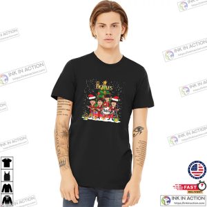 Christmas The Beatles Rock Band Show Funny T shirt 2