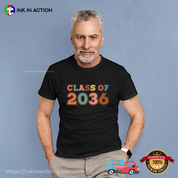 Class Of 2036 Graduation Funny Announcement T-shirt