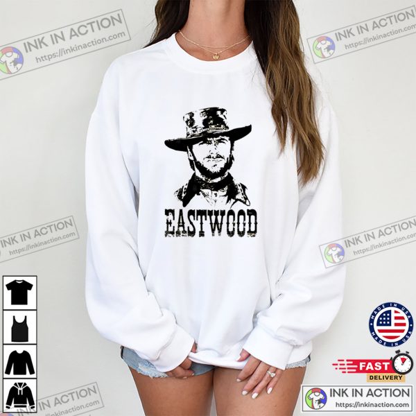 Clint Eastwood Cowboy Graphic Artwork Tee