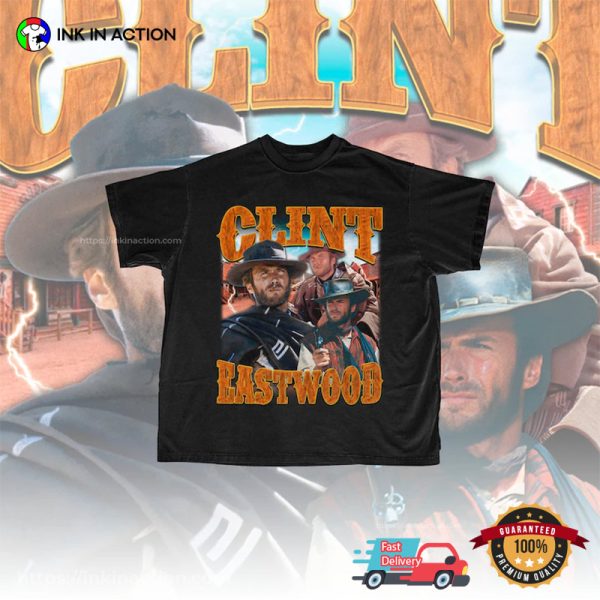Clint Eastwood Vintage Style T-shirt