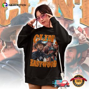 Clint Eastwood Vintage Style T shirt 4