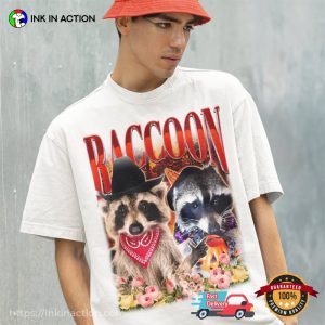 Couple Adorable Raccoon Meme Shirt