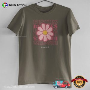 Customized Flower Bestie Adorable T shirt 2