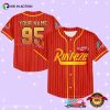Customized Lightning Mcqueen Disney Cars Movie Baseball Jersey No.7