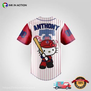Customized Philadelphia Phillies Special Hello Kitty Baseball Jersey