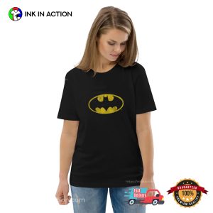 DC Comics Batman Distressed Classic Logo T shirt 2
