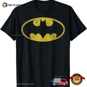 DC Comics Batman Distressed Classic Logo T shirt