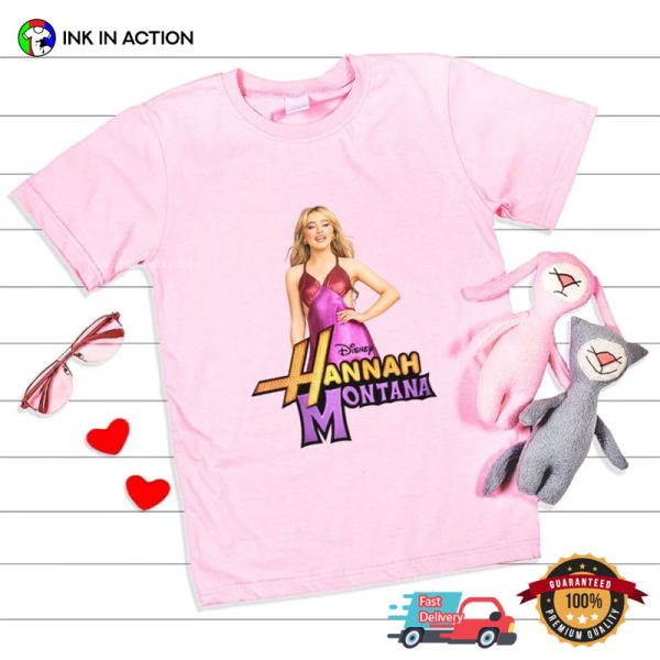 Disney Hannah Montana Funny Sabrina Carpenter T-shirt